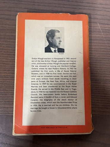  EVELYN WAUGH, THE LOVED ONE, 1956, PENGUIN - acceptable