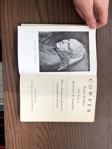 Cowper Poetry and Prose, Humphrey S. Milford (1936) Oxford University Press	