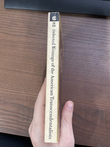 Selected Writings of the American Transcendentalist, 1966 (Edited by Hochfield)