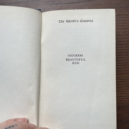 The World's Classics Nr 431 - Beautiful End, C.Holme - Oxfor Uni Press 1935