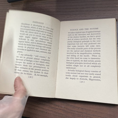 Daedalus Or Science & The Future - J. B. S. Haldane - 1930
