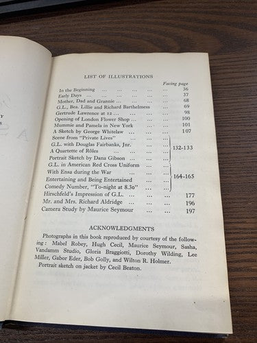 A Star Danced By Gertrude Lawrence First Edition 