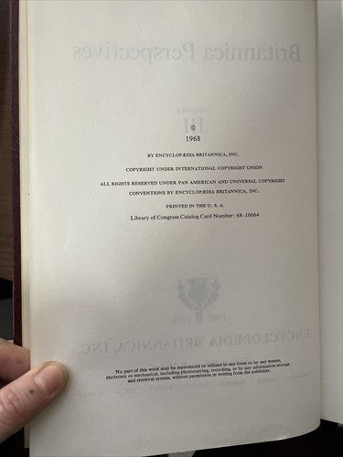 Britannica Perspectives Volume III 1968-1978 - Linguistics, Arts, Religion