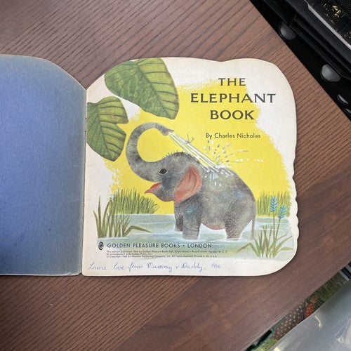 2x Golden Pleasure Books: The Elephant Book, The Dog Book - 1965/1966