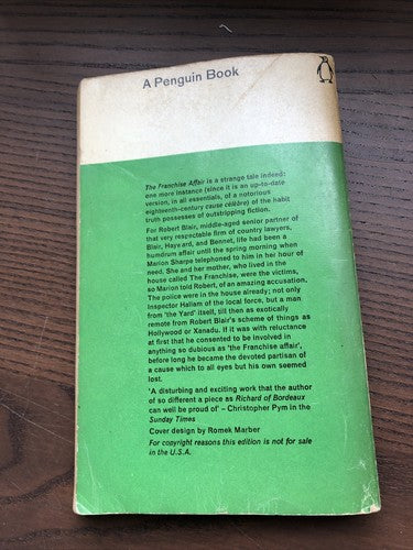 The Franchise Affair (Penguin Vintage Crime) by Tey, Josephine 1964