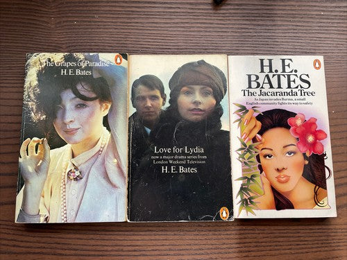 3x H E Bates Penguin Classics ORANGE Vintage Book Bundle Set