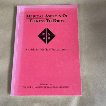 Good - Medical Aspects of Fitness to Drive - n/a 1995-01-01 The hinges are in go