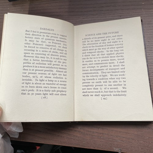 Daedalus Or Science & The Future - J. B. S. Haldane - 1930