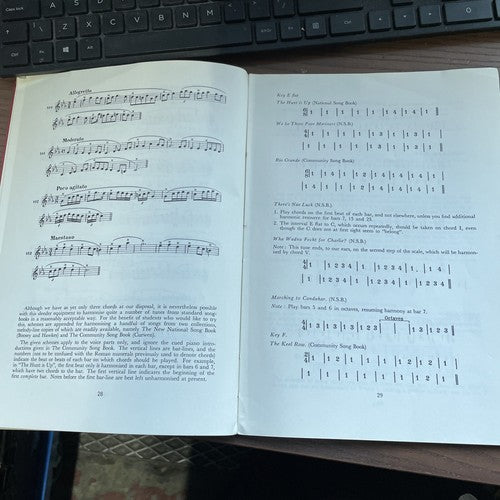 Keyboard Harmony and Improvisation, K.Simpson - LENGNICK 1963