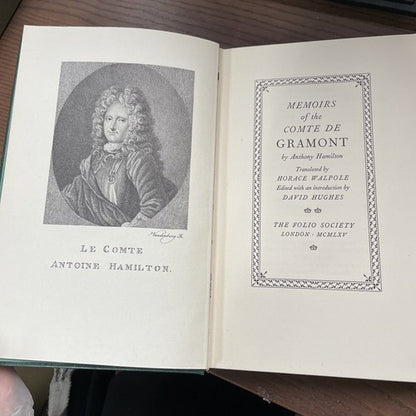 Memoirs of the Comte de Gramont, A Hamilton - Folio 1965 with Slipcase
