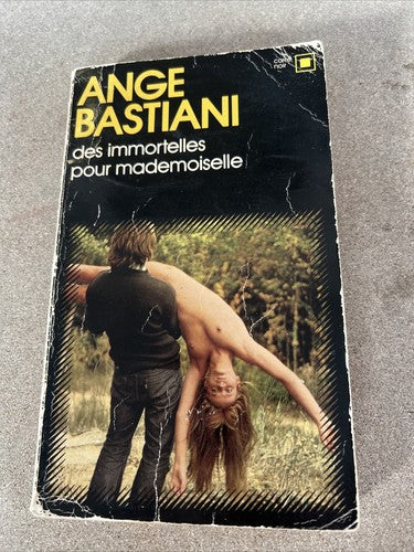 Ange Bastiani, Des Immortelles Pour Mademoiselle, Carre Noir PB 1956 Book