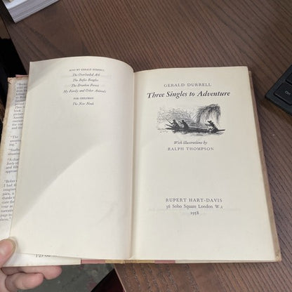 Three Singles To Adventure, Gerald Durrell - 1958 The Adventure Library