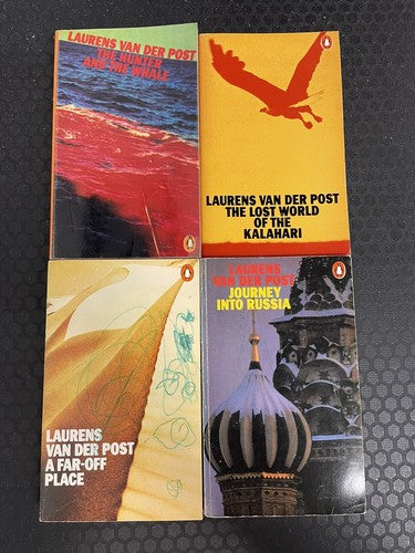 4x Laurens Van Der Post Penguin Classics Vintage ORANGE Book Bundle Set