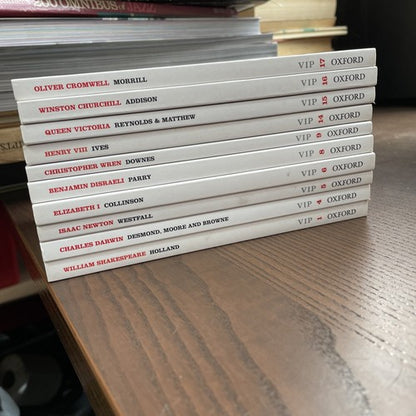 10 VIPVery Interesting People By Oxford Press - 10 books PROP DESIGN DECORATION