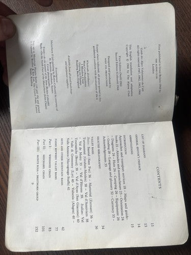 Alpine Club Guide Book Volume I Pennine Alps R G Collomb
