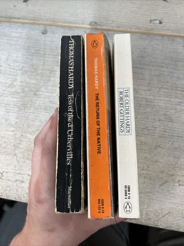 3x Thomas Hardy Penguin Classics Vintage ORANGE Book Bundle Set