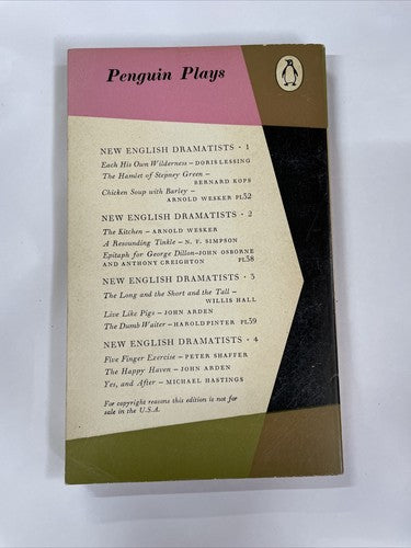 New English Dramatists 5 (Penguin Plays) (Various - 1962)