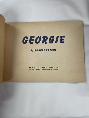Georgie by Robert Bright, 5th printing 1970