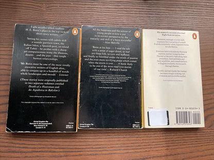 3x H E Bates Penguin Classics ORANGE Vintage Book Bundle Set