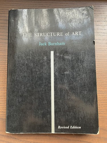 The Structure of Art by Jack Burnham, 1973 (Good condition)