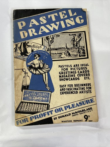 Pastel Drawing by Donald Macfarlane - Pub: W. Foulsham - c1945 - Paperback Book