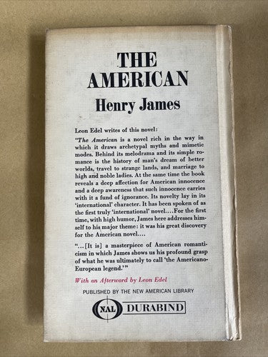 The American (Henry James - HB, The New American Library, 1963)
