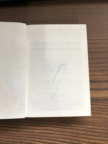 LES SAINTES ECRITURES : TRADUCTION DU MONDE NOUVEAU (1987)