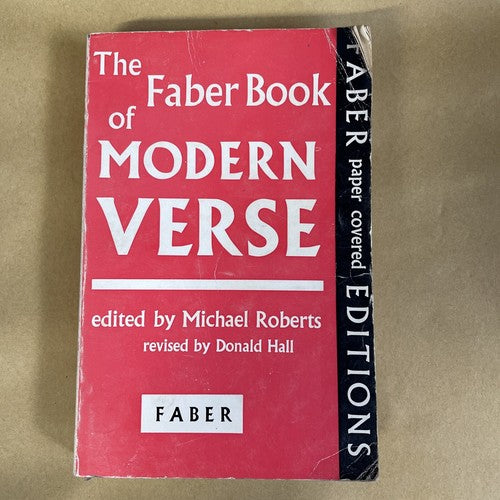 The Faber Book Of Modern Verse(Paperback Book)Michael Robbins-1965-Acceptable