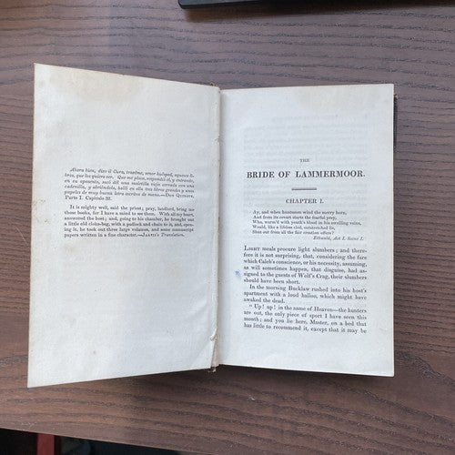 Bride Of Lammermoor, Waverley Novels Volume XIV by Walter Scott 1830 hardback