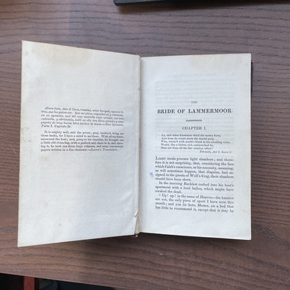 Bride Of Lammermoor, Waverley Novels Volume XIV by Walter Scott 1830 hardback