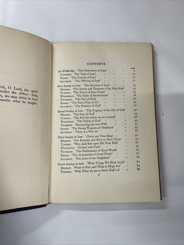 Lent with Saint Benedict: Readings in the Holy Rule, Bede Frost (1950)