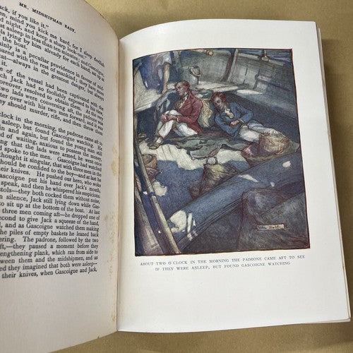 Mr. Midshipman Easy, Captain F. Marryat (1921) A and C. Black Ltd, HB dustjacket