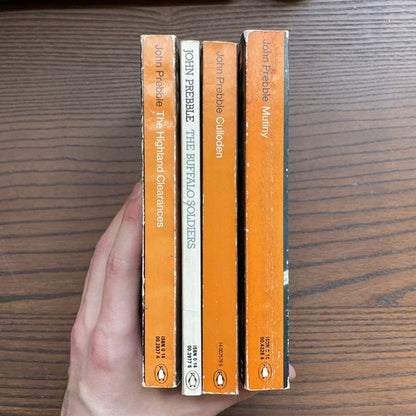 4x John Prebble Penguin Classics ORANGE Vintage Book Bundle Set