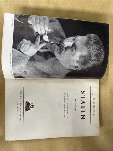 Stalin (J. T. Murphy - Hardback, John Lane The Bodley Head, 1945)