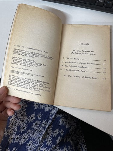 The Two Cultures and a Second Look C P Snow Paperback 1963