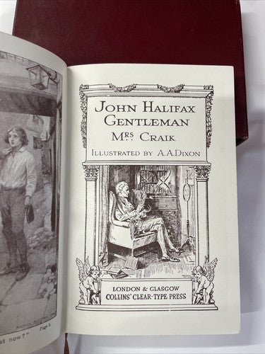 MRS CRAIK - John Halifax Gentleman, 1940s Collins edition in slip-case