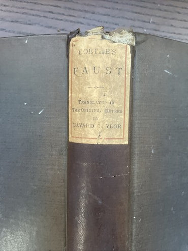 Faust, Goethe - transl. B.Taylor - Chandos Classics Warne & Co - Hardcover 1887 