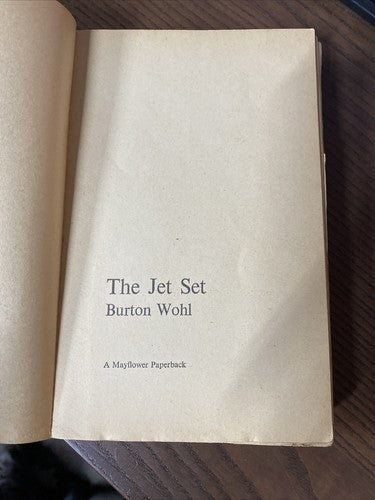Burton Wohl: The Jet Set Paperback Mayflower 1969