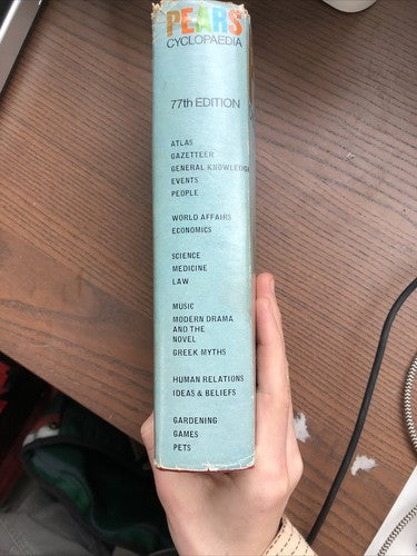 Pears Cyclopedia 77th edition (hardback) 1968