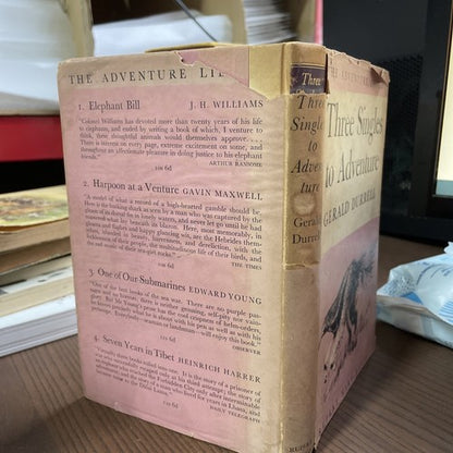 Three Singles To Adventure, Gerald Durrell - 1958 The Adventure Library