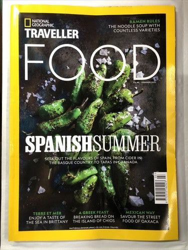 National Geographic Traveller FOOD magazine Summer 2022 Spanish Summer +Brittany