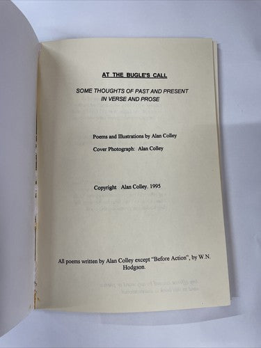 At the Bugle's Call, Alan J Colley (1995)