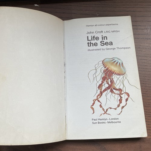Life In The sea By John Croft, Hamlyn All-Colour Paperback 1969