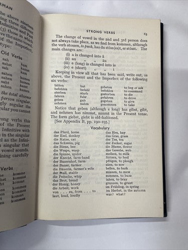 German (Teach Yourself) Edited by Leonard Cutts. Paperback Book 1954