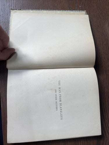 The Man From Blankleys and Other Sketches (F. Anstey - 1893) Longmans London