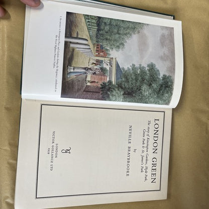 London Green by Neville Braybrooke 1959 The story of four Famous London Parks.