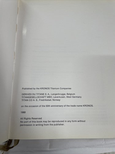 KRONOS GUIDE (Collectif) - Published by Kronos Titanium Companies, 1968