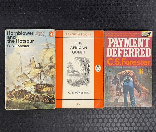 3x C.S. Forester Penguin Classics Vintage Book Bundle Set