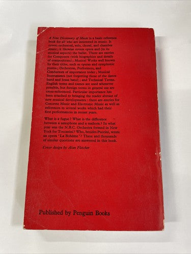 A New Dictionary of Music (Arthur Jacobs - 1965)