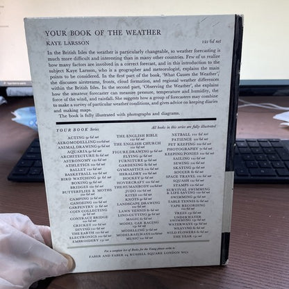 Your book of the weather - Larsson, Kaye 1966 Faber & Faber